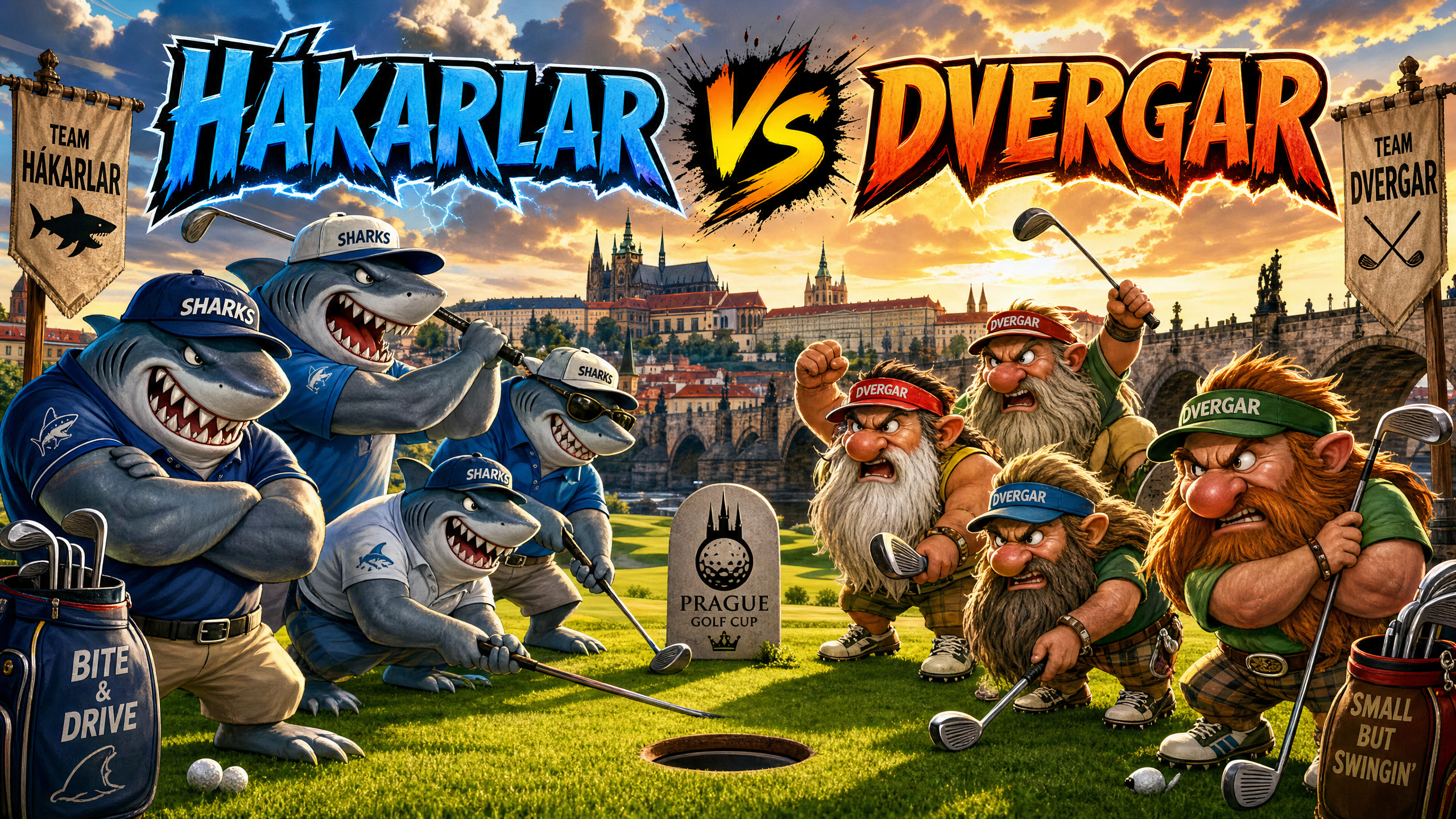 Hákarlar vs Dvergar